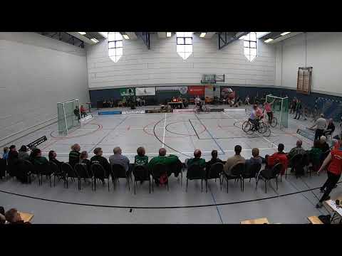 Finale Deutschlandpokal Radpolo am 09.04.2022 in Halle/Saale