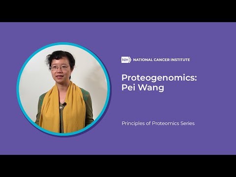Proteogenomics: Pei Wang, Principles of Proteomics Series