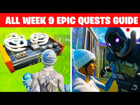 ALL WEEK 9 CHALLENGES FORTNITE SEASON 5 ( WEEK 9  EPIC QUESTS )