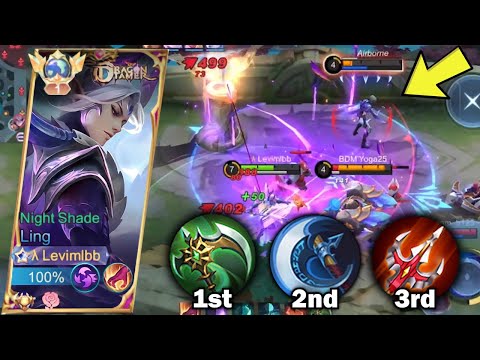 99.9% OF LING USERS, DIDN'T KNOW THIS LING INSANE DAMAGE BUILD | LING CORROSION FIRST ITEM?! - MLBB