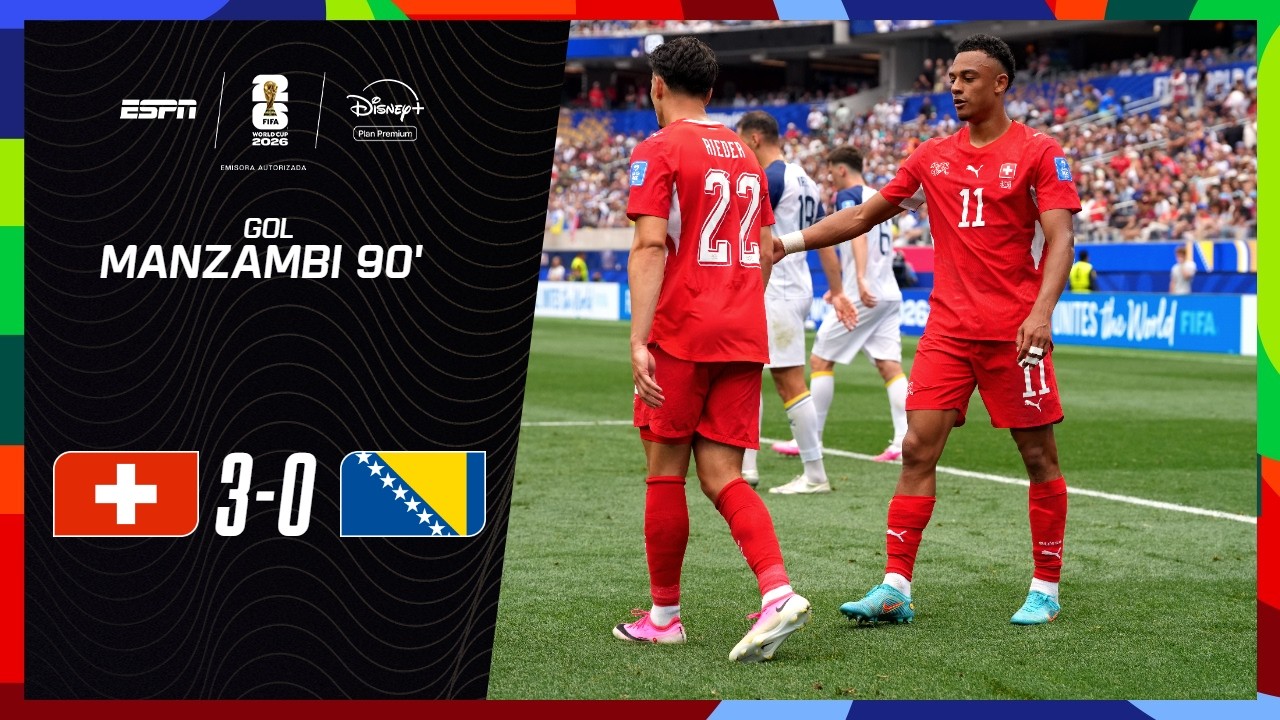 RÁFAGA DE GOLES Y LLEGÓ OTRO DE SUIZA PARA SENTENCIAR EL PARTIDO