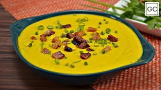 Creme de abóbora com bacon | Receitas Guia da Cozinha