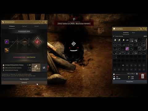 Black Desert Online - Enchanting V Blackstar Armor