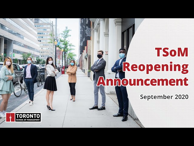 Toronto School of Management (TSoM) vidéo #1
