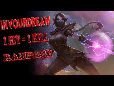 inYourdreaM [Templar Assassin] 1 hit - 1 kill .  Rampage? No Problem!