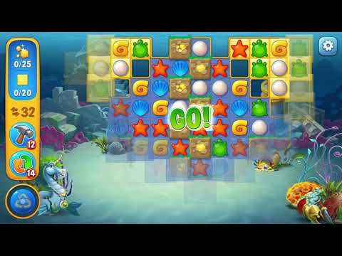Fishdom level 832 Gameplay (iOS Android)