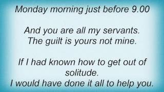 Evergrey - Monday Morning Apocalypse Lyrics