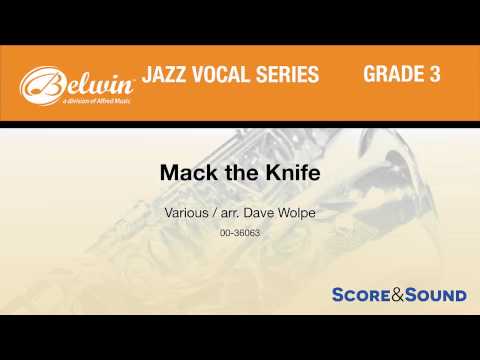 Mack the Knife, arr. Dave Wolpe – Score & Sound