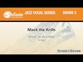 Mack the Knife, arr. Dave Wolpe – Score & Sound
