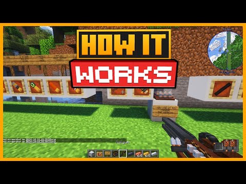 🟨 HOW the RAILGUN WORKS in the IMMERSIVE ENGINEERING MOD in MINECRAFT
