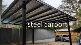 Steel Carport Build