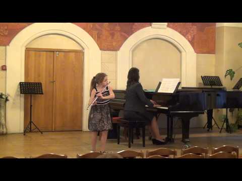 Lennox Berkeley, Sonatina for flute & piano op 13, II &III p  Lisa Lenkina 11 y o