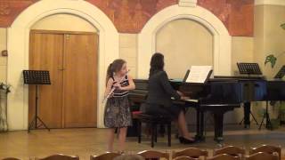 Lennox Berkeley, Sonatina for flute & piano op 13, II &III p  Lisa Lenkina 11 y o