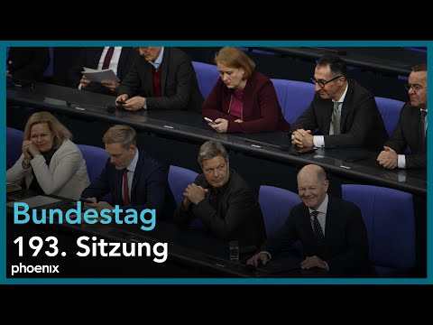 193. Sitzung des Deutschen Bundestags: u.a. mit Befragung der Bundesregierung