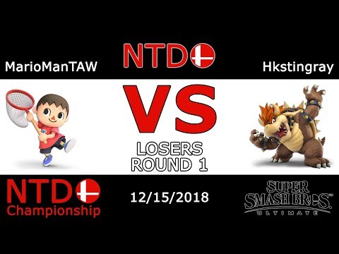 NTDO Championship 2018 - Ultimate Losers Round 1 - MarioManTAW (Villager) vs Hkstingray (Bowser)