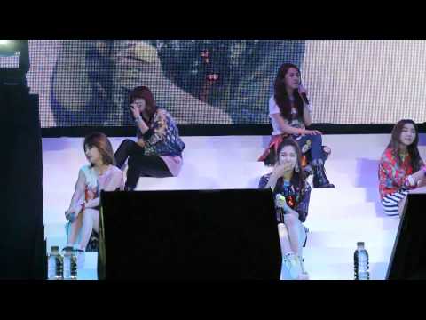 140208 4Minute Hong Kong Showcase Jihyun crying during Pretend