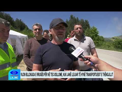 VIJON BLLOKADA E RRUGËS PËR NË TEC OSLLOME, NUK JANË LEJUAR TË HYNË TRANSPORTUESIT E THËNGJILLIT
