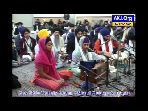 007 Toronto Dec. 2014 Smaagam - Sunday Morning Keertan - B. Talwinder Kaur Jee Chandigrh