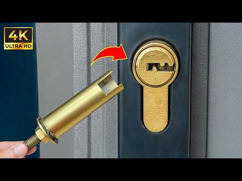 Otvaranje vrata u nuždi bez ključa😱!! Svaka kuća to treba, ali nitko to ne može