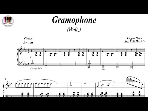 Gramophone, Waltz - Eugen Doga, Piano Sheet Music