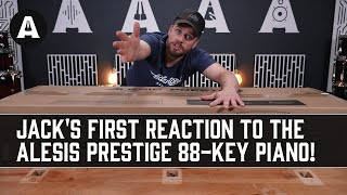 Video thumbnail for Unboxing the Alesis Prestige 88-Key Digital Piano (Jack's First Reaction) by Andertons Synths, Keys and Tech