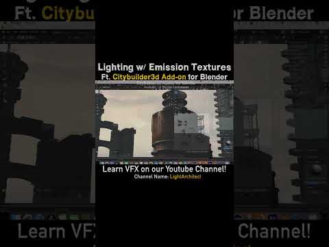 ✅ Use 3D Emission planes to light your scenes: CGI Lighting Tip #shorts