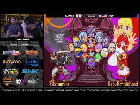 Combo Breaker 2019 - Vampire Savior Exhibition: Nakanishi vs The World