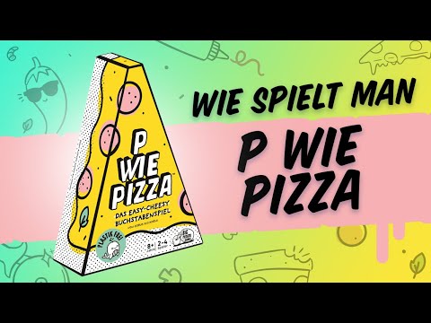 Wie spielt man P wie Pizza? Das easy-cheesy Buchstabenspiel