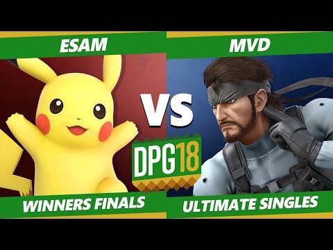 Smash Ultimate Tournament - PG | Esam (Pikachu) Vs. PG | MVD (Snake) DPOTG18 SSBU Winners Finals