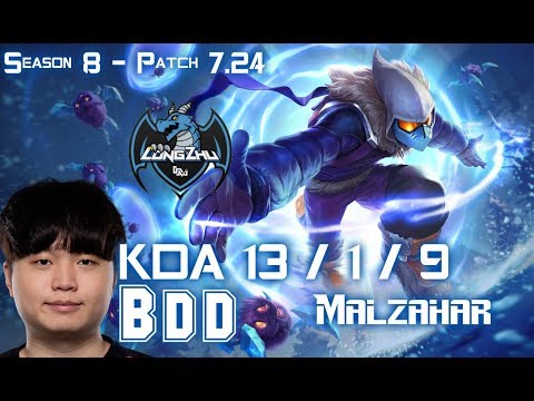 LZ BDD MALZAHAR vs TALIYAH Mid - Patch 7.24 KR Ranked
