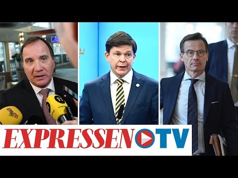 Regeringskrisen: Då träffar talmannen Löfven och Kristersson