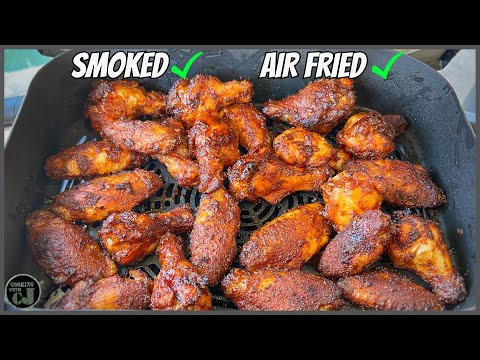 Ninja Woodfire Grill Chicken Wings (Smoked and Air Fried at the Same Time!)