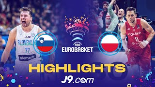Slovenia 🇸🇮 - Poland 🇵🇱 | Quarter-Final | Game Highlights - FIBA #EuroBasket 2022