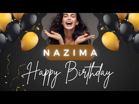 Happy Birthday Nazima 🥳 | Happy Birthday To You 🎁🎂 | Birthday music || whatsapp status | Dj Song