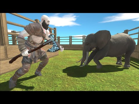 Kneel before the power of Kratos - Animal Revolt Battle Simulator