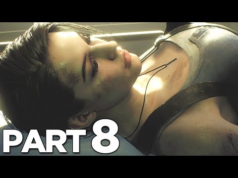 RESIDENT EVIL 3 REMAKE Walkthrough Gameplay Part 8 - HOSPITAL (RE3 NEMESIS)