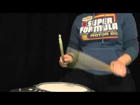 How to play a Single Stroke Roll - Drum lesson