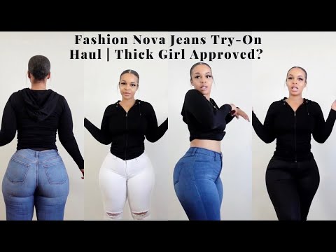 FASHION NOVA JEANS TRY-ON HAUL | THICK GIRL FRIENDLY? • HONEST, DETAILED REVIEW!