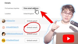How To Find YouTube Channel Emails In 30 Seconds