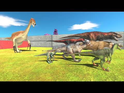 All Units Escape from Therizinosaurus - Animal Revolt Battle Simulator