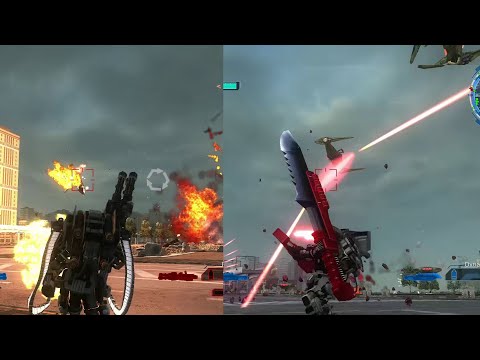 EDF Earth Defense Force 5 M 92 Attack of the Flying Fleet - Gatlings or Knives - Fencer Inferno