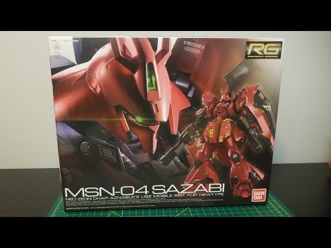 1/144 RG MSN-04 Sazabi Review