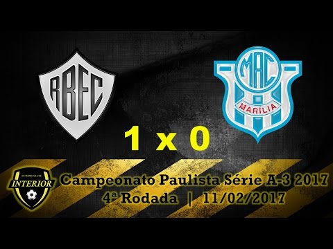 RIO BRANCO 1 X 0 MARÍLIA - CAMPEONATO PAULISTA SÉRIE A3 2017 - 4ª RODADA