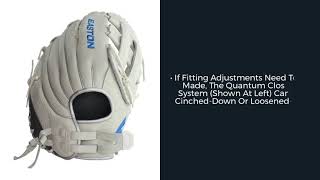 Video thumbnail: Easton Ghost Tournament Elite 12.75" Fastpitch Softball Glove: GTEFP1275