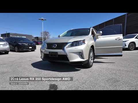 2015 Lexus RX 350 F SPORT in Gold for sale at Ken Shaw Lexus in Toronto, ON