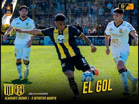ALMIRANTE BROWN 1 - 0 DEPORTIVO MADRYN | EL GOL |  www.giganteoeste.blogspot.com