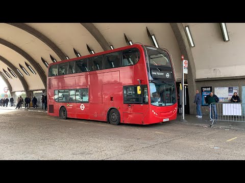 *Thrash* E42 ex Abellio London 9477 (LJ09OKL) on the Elizabeth Line RRP (UL51)