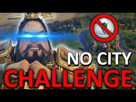 I Didn't Settle A SINGLE City As Unifier Qin Shi Huang In Civ 6 - NO SETTLE CHALLENGE