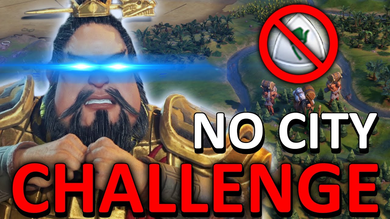 I Didn't Settle A SINGLE City As Unifier Qin Shi Huang In Civ 6 - NO SETTLE CHALLENGE - YouTube