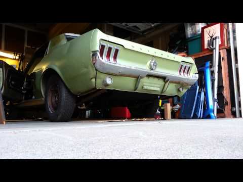 Scott Drake dual exhaust,  on 67 Mustang, 289